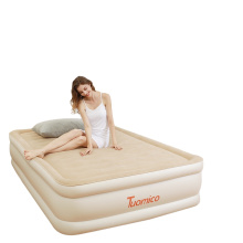 Luxuriöses, automatisches aufblasbares Bett mit Luftkissen-Beflockung und Samt-Melone